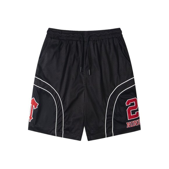 Trapstar Black Number Print Shorts - Picture 6 of 8